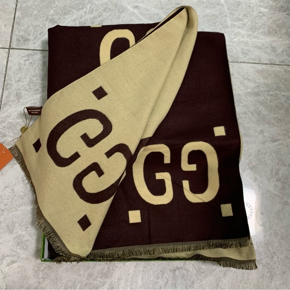 Multicolor Check Print Long Flowy Cashmere Scarf - Picture 4 of 7